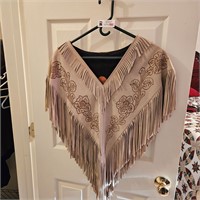 Leather Poncho