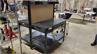 Workpro Metal Bench with Wood Top