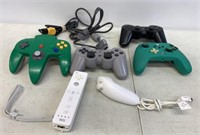 6 Assorted Gaming System Controllers
