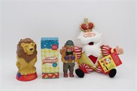 Vintage Toy Lot Ringling Bros, The King & Clown