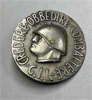 Italian Fascist Youth Opera Balilla Badge