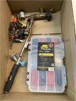 Torch, nozzles, Box of heat, shrink and more