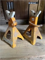 TWO 3 TON JACK STANDS 12" TALL