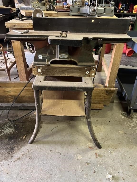 CRAFTSMAN JOINTER TABLE & STAND 37" X17" X 42"