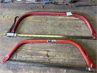 2 RED BOW SAWS 27" LONG