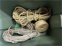 LOT OF MISC ROPE