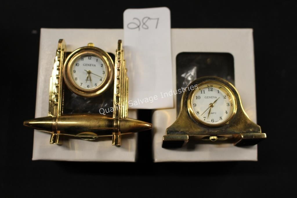 2- miniature clocks (display)