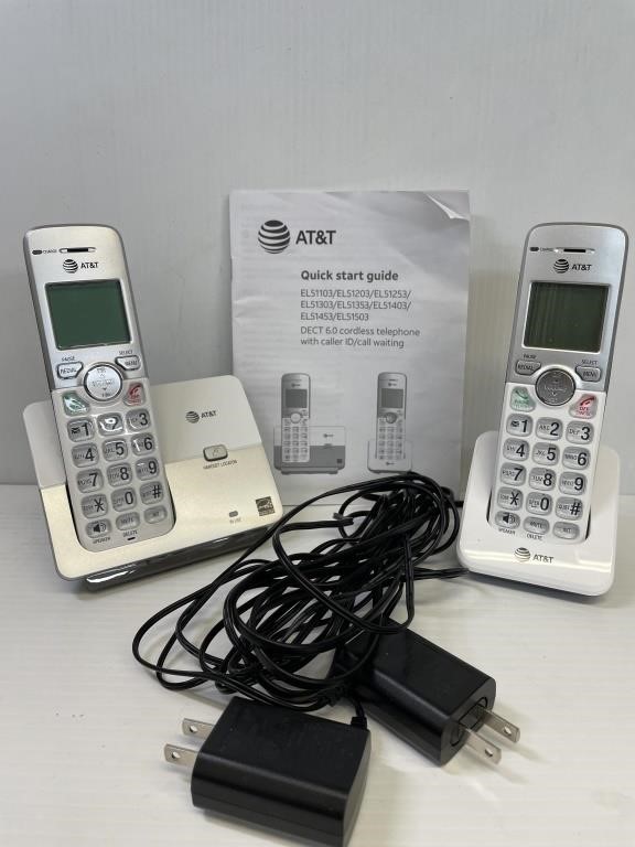 At&t Portable 2 phones all wiring & instructions