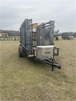 Hog trap with trailer