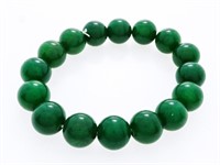 Jade 8mm Bead Bracelet
