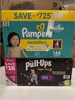 (1) Case Pampers & (1) Case Pull Ups