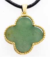 Jade 4 Leaf Clover Necklace