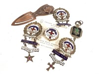 Cross & Crown Pins & Commemorative Items