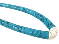 Native American Santo Domingo Turquoise Necklace