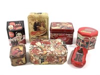 Collection of Vtg Coca-Cola Tin Containers