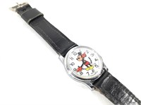 Vtg Bradley Mickey Mouse Swiss Made Wrist Watch