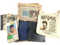 1970's Newspapers, Scrapbooks + ft. Elvis
