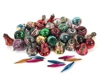 30+ Blown Glass Holiday Christmas Ornaments