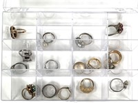 16 Costume Jewelry Rings