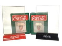 Coca-Cola, Coke 2 Mugs, 2 Sign Holders