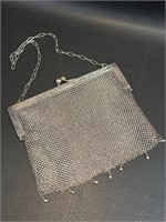 Vintage Mesh German / Nickel Silver Handbag /