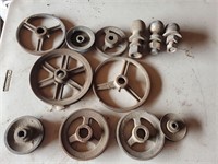 Vintage pulleys and balls