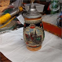 Lidded Beer Stein