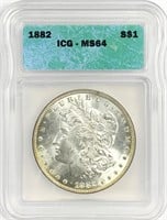 1882 Morgan Silver Dollar MS-64