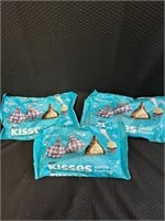 Three 9oz Hershey Kisses Bags