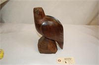 Ancient Egyptian Wood Bird Statue W/ Authenticity