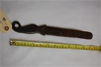 Wooden Paper Knife W/ Fish Handle- Early 1900's