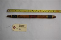 11" Wooden Blow Stick- African Or Native Markings