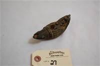 Ancient Syrian Carved Stone Oil Lamp- 200AD