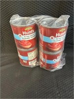 Four Cans of "Hunts" Not salt tomato Sauce