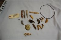Mixed Lot- Ivory/Shark Teeth/Claws/Jewelry/Bones