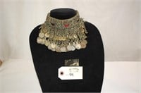 Afghan Tribal Choker Necklace