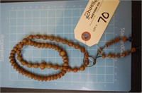Wood Bead Bracelet- Buddhist