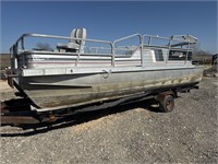 LL3 - 1989 Lowe Pontoon Boat