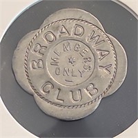 BroadWay Members Only Club Trade Token