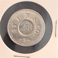 25¢ Trade Token S.T.L.N.S. CO