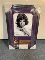 AUTHENTIC ARETHA FRANKLIN FRAMED PICTURE