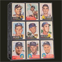 9 Topps Archives Baseball 1953 Series Cards