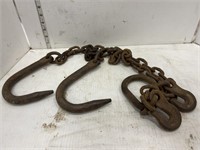 Chain w/ hooks