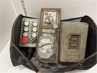 Lot of electrical controls, misc