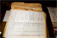 Large Flat of Assorted Railroad Paperwork