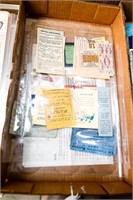Assortment of Train Tickets From Various