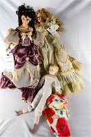 (3) Collectible Dolls (One is 417 of 3000)
