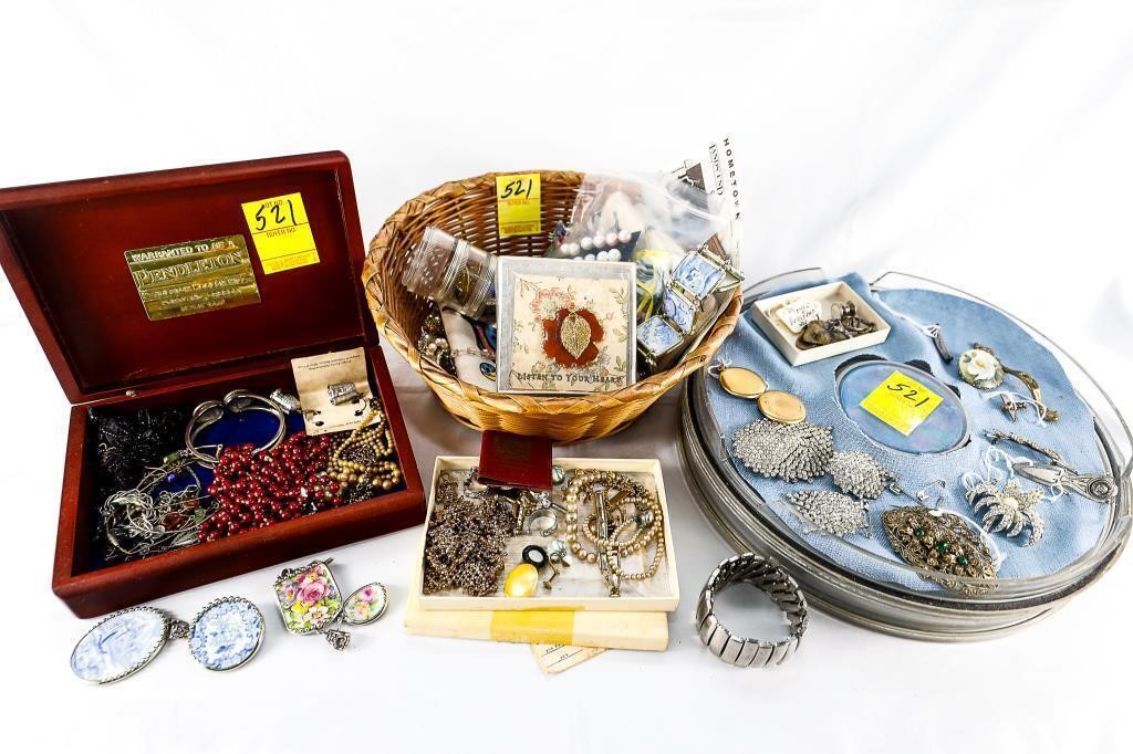 Plastic Tray, Basket, Jewelry Box with Assorted