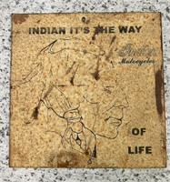 5 x Indian Signs (Repros) & Indian 101 photo