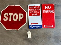 3 x Street signs